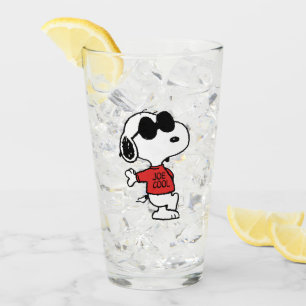 Verre Snoopy "Joe Cool" debout