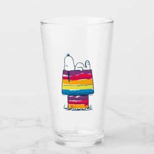 Verre Snoopy Rainbow Dog House