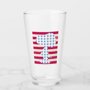 Verre Snoopy Vintage Stars & Stripes