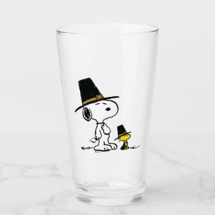 Verre Snoopy & Woodstock Pilgrim