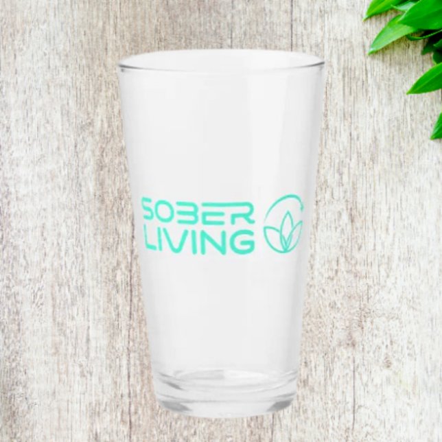 Verre Sober et brillant - Lotus Power Pint Glass (Créateur téléchargé)