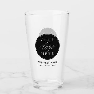 Verre Société de logo d'entreprise personnalisée