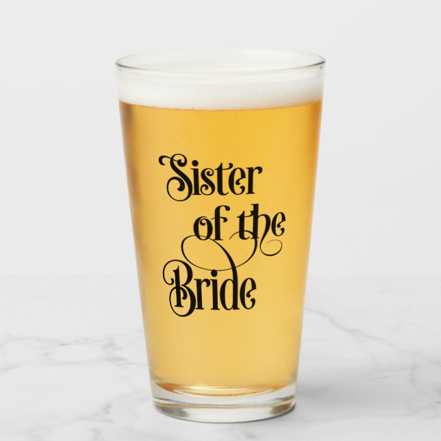 Verre Sœur de la mariée (Devant (rempli))