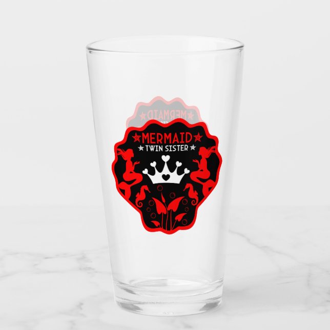 Verre Soeurs jumelles Mermaid (Devant)