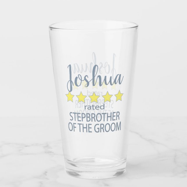 Verre Soirée de mariage et de mariage 5 étoiles Stepbrot (Devant)