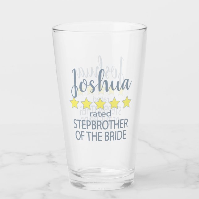 Verre Soirée de Mariage et Mariage 5 Etoiles Stepbrother (Devant)