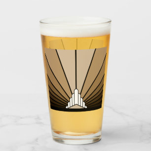 Verre Soleil Art déco bronzé
