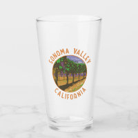 Sonoma Valley California Retro Cercle en détresse