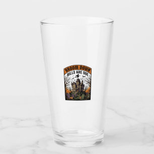 Verre sorcière de ramasseur de facture d'Halloween balai