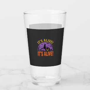 Verre Sorcière d'Halloween Jack O Lanterne C'est Vivant