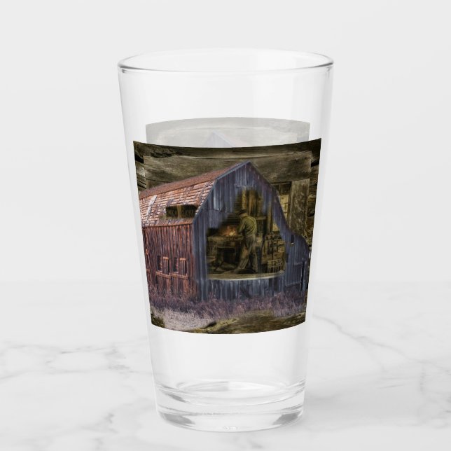 Verre Souder vintage Blacksmith Shop (Devant)