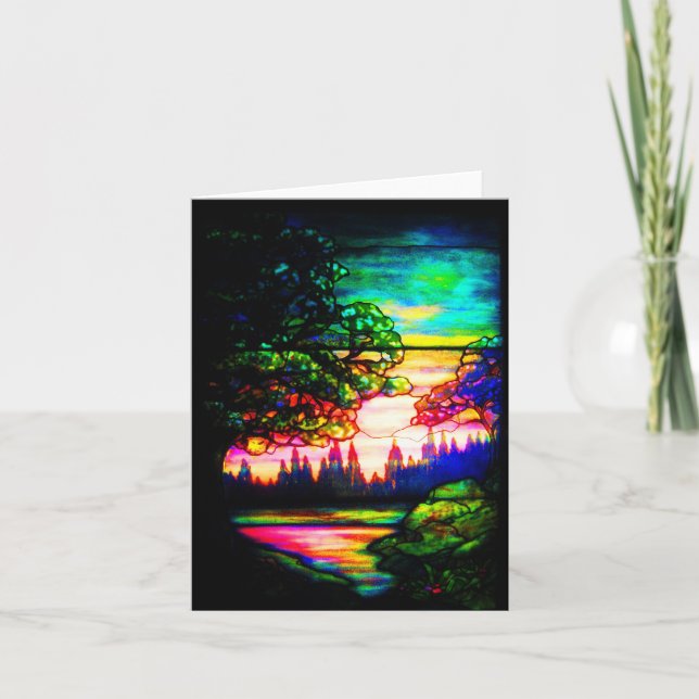 Verre souillé Art-6 de Carte pour notes-Cru (Devant)