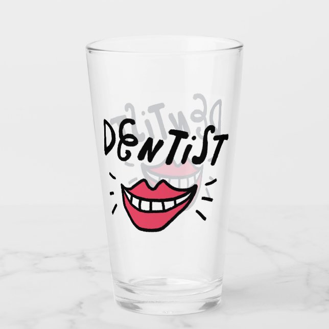 Verre Sourire de dentiste (Devant)