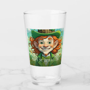 Verre Sourires chanceux à la Saint-Patrick