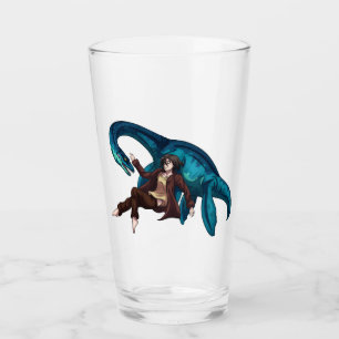 Verre Sous l'eau avec un Plesiosaure