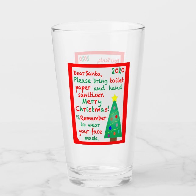 Verre Souvenir de Noël 2020 (Devant)