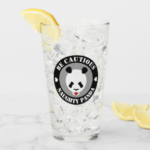 Verre Soyez prudent Naught Panda