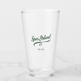 Verre Spar Island, CT Vintage 1912 Pint Glass