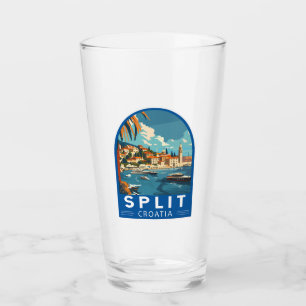 Verre Split Croatie Travel Art Vintage