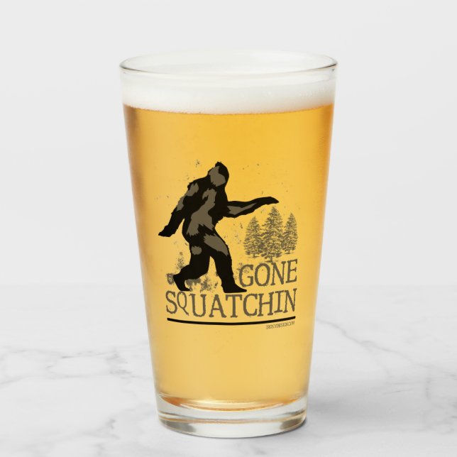 Verre Squatchin allé (Devant (rempli))