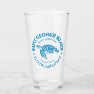 Verre St George Island (tortue de mer)