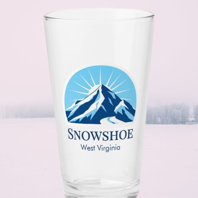 Verre Station de ski de Virginie-Occidentale souvenir (Créateur téléchargé)