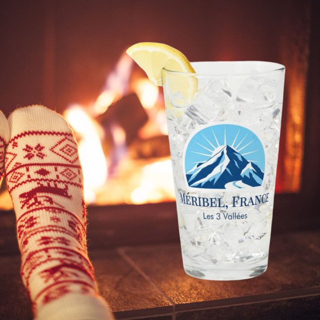 Verre Station de ski Méribel France souvenir (Créateur téléchargé)