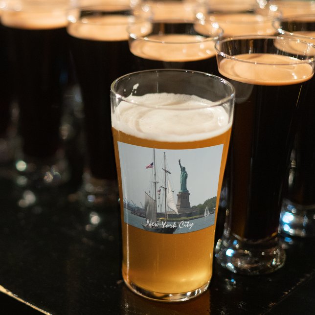 Verre Statue de la Liberté du port de New York (In Situ)