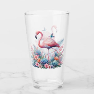 Verre Sublimation Flamant rose rose-95160