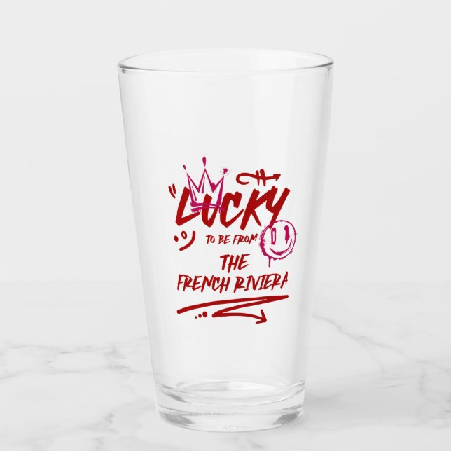 Verre Suite Florale personnalisée (Devant)