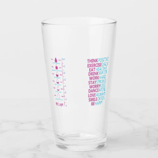 Verre Suivi d'eau motivationnel