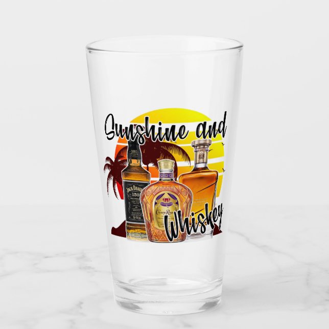Verre Sunshine et Whiskey (Devant)