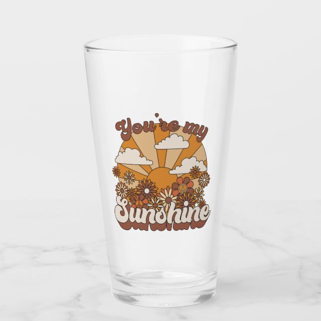 Verre Super rétro | Vous êtes mon soleil (Devant)