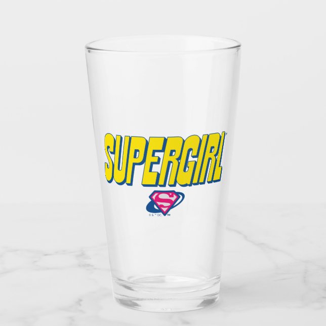 Verre Supergirl Pop Logo (Devant)