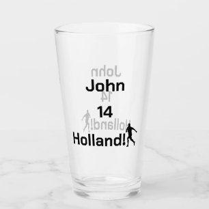 Verre Supporter minimaliste personnalisé Oranje