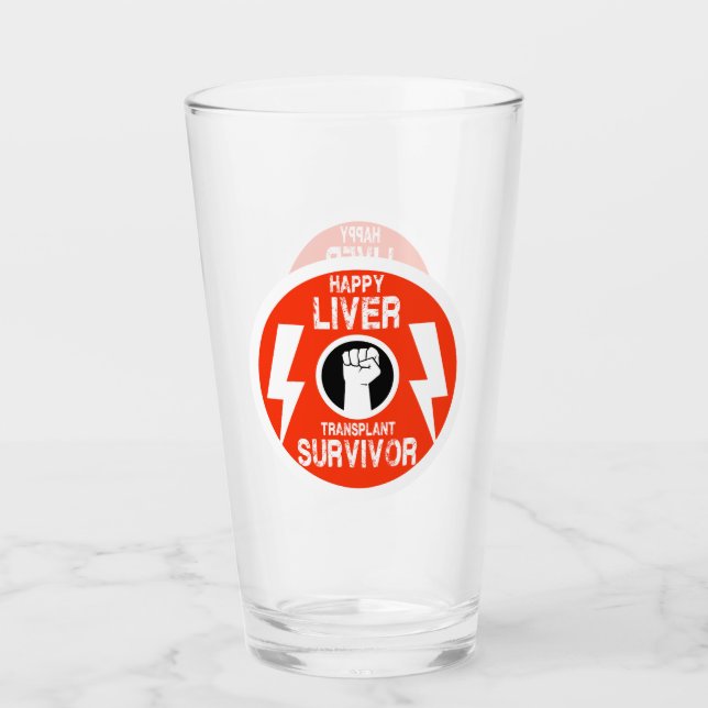 Verre Survivant de la transplantation du foie (Devant)