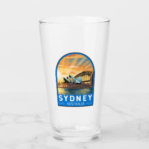 Verre Sydney Australia Travel Art Vintage
