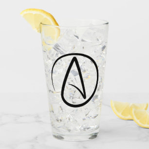 Verre Symbole de l'athéisme - Signe athée