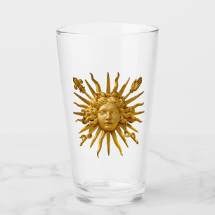 Verre Symbole de Louis XIV le Roi Soleil