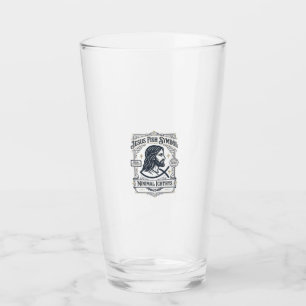 Verre Symbole de poisson Jésus Ichthys minimal Poisson d
