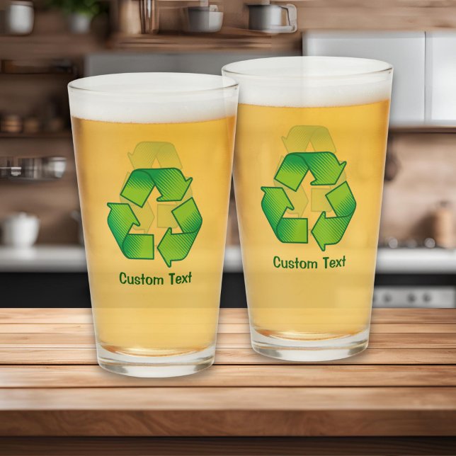 Verre Symbole de recyclage (Créateur téléchargé)