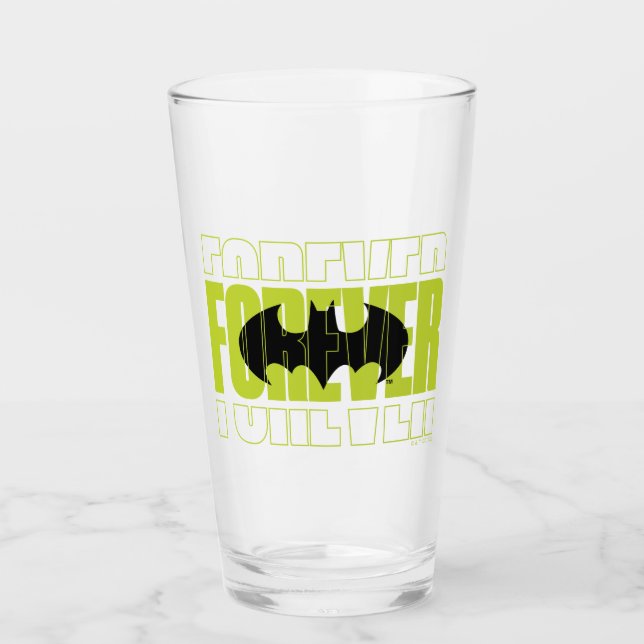 Verre Symbole de typographie de Batman (Devant)