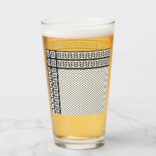 Verre Symbole Keffiyeh de la Palestine Motif de résistan