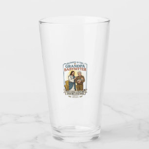 Verre T-shirt humour gardiennage grands-parents Jésus Fo