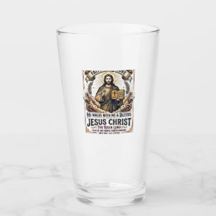 Verre T-Shirt Jésus Surfant Foi Inspirante