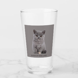 Verre T-Shirt pour amateur de chats 