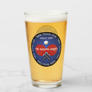 Verre Table Tennis Ping Pong Boisson Pint Bière