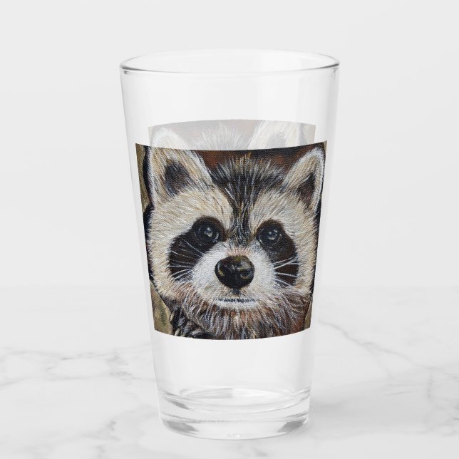 Verre Tableau Raccoon (Devant)