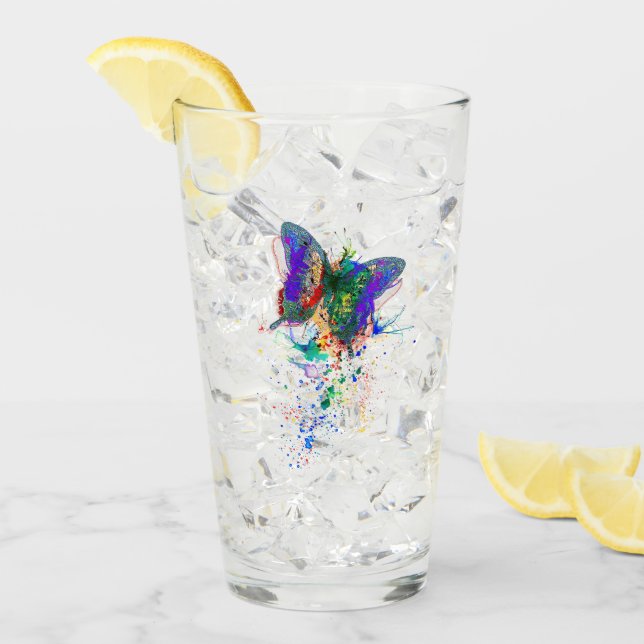 Verre Tache de papillon (Devant glace)