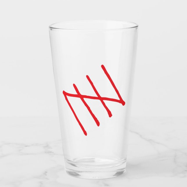 Verre Tally Marque Vector Clipart Tumbler (Devant)